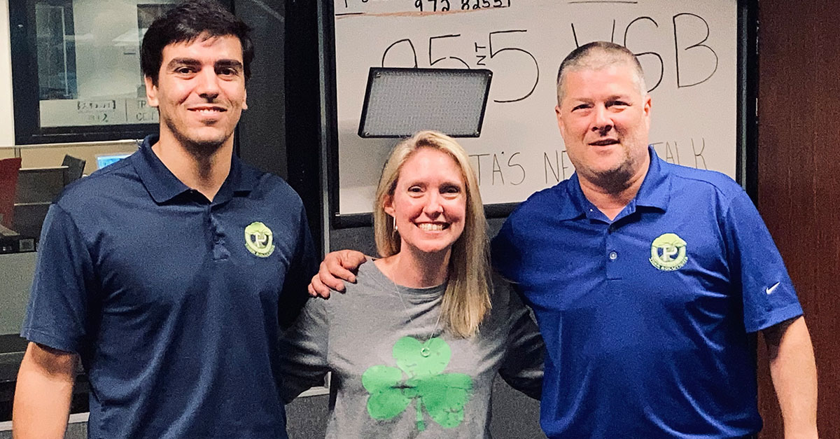 Premier Tree Solutions Founder, Jeff Roth, and Arborist, Rafael Santiago with Ashley Frasca. Green and Growing radio show.